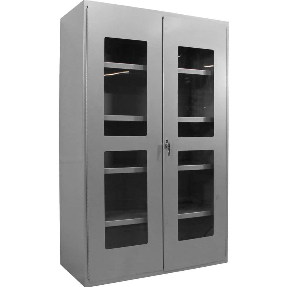 Storage Cabinets, Cabinet Type: Storage, Visible , Cabinet Material: Steel , Width (Inch): 36in , Depth (Inch): 24in , Cabinet Door Style: Clearview  MPN:F89081