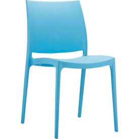 Siesta Maya Resin Dining Chair Blue - Pkg Qty 2 ISP025-LBL