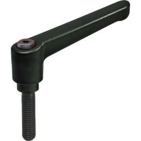 J.W. Winco 8T40F35K Nylon Plastic Adjustable Lever w/ Steel Components - 1/2-13 x 1.57 Stud 8T40F35K