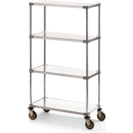 Metro® Super Erecta Shelf Truck w/4 Shelves 900 lb. Capacity 36