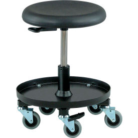 Bevco Scooter Stool with Tool Tray - Polyurethane - Black 3057