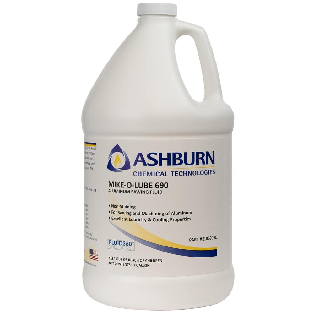 Mike-O-Lube 690  Micro-Lubricant Aluminum Sawing Fluid -Light Viscosity -Undyed  1 Gallon Bottle MPN:E-0690-01