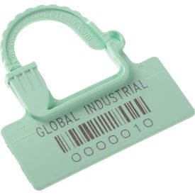 GoVets™ One Piece Padlock Seal Pastel Green 100/Pack 484GN670