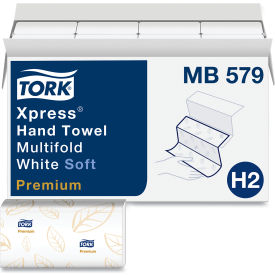 Tork® Premium Soft Xpress Multifold Hand Towels 2-Ply 9-1/8 x 9-1/2 Wht 135/Pk 16 Pks/Ctn MB579