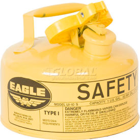 Eagle Type I Safety Can - 1 Gallon - Yellow UI10SY