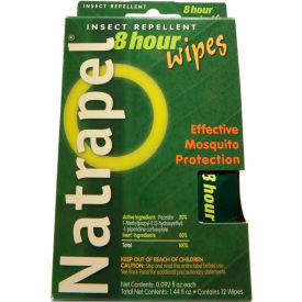 Natrapel® 8-Hour Field Wipes 12/Box 0006-6095