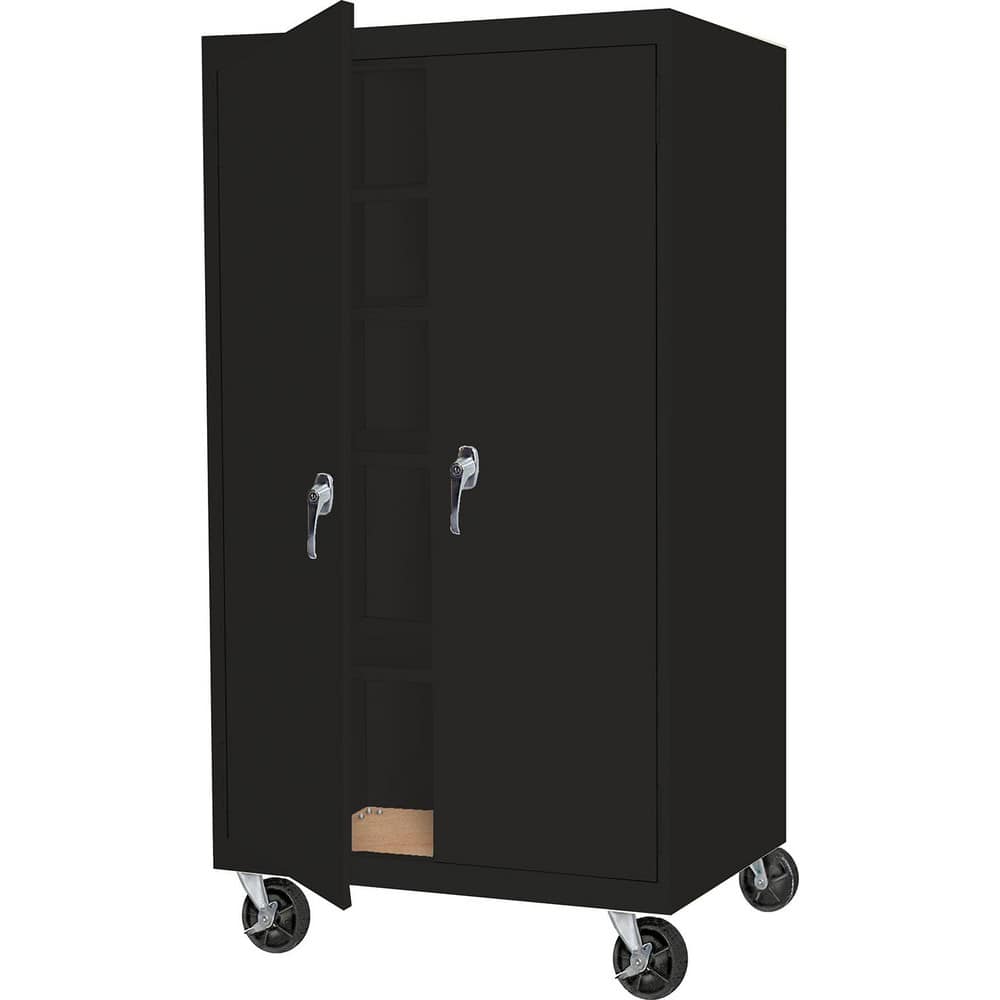 Storage Cabinets, Cabinet Type: Mobile Storage, Lockable Storage , Cabinet Material: Steel , Width (Inch): 48in , Depth (Inch): 24in  MPN:MAAH-48782RB-B