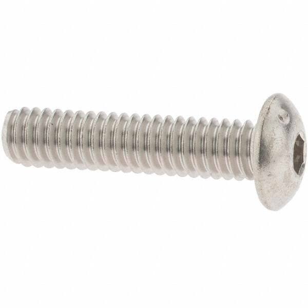 Button Socket Cap Screw: #8-32 x 3/4, Stainless Steel MPN:C52000682