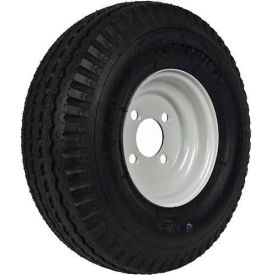 Martin Wheel 570-8 LRB Trailer Tire & Wheel Assembly - Bolt Circle 4