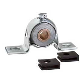 Clesco Pillow Block Bronze Bearing PBPS-BR-062 Press Steel Housing Self-Align 5/8