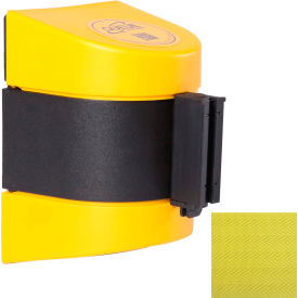 WallPro 400 Wall Mount Retractable Belt Barrier Yellow Case W/15' Yellow Belt WP400Y-YW150