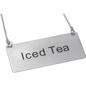 Winco SGN-205 Chain Sig Iced Tea 3-1/2