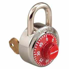 Master Lock® No. 1525EZRCRED General Security Simple Combination ADA Inspired Padlock - Red 5EZRCRED152