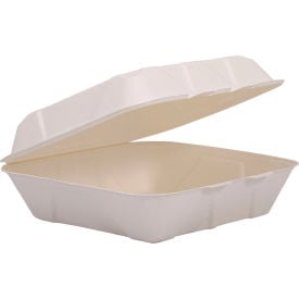 Dart® Compostable Fiber Hinged Tray 9