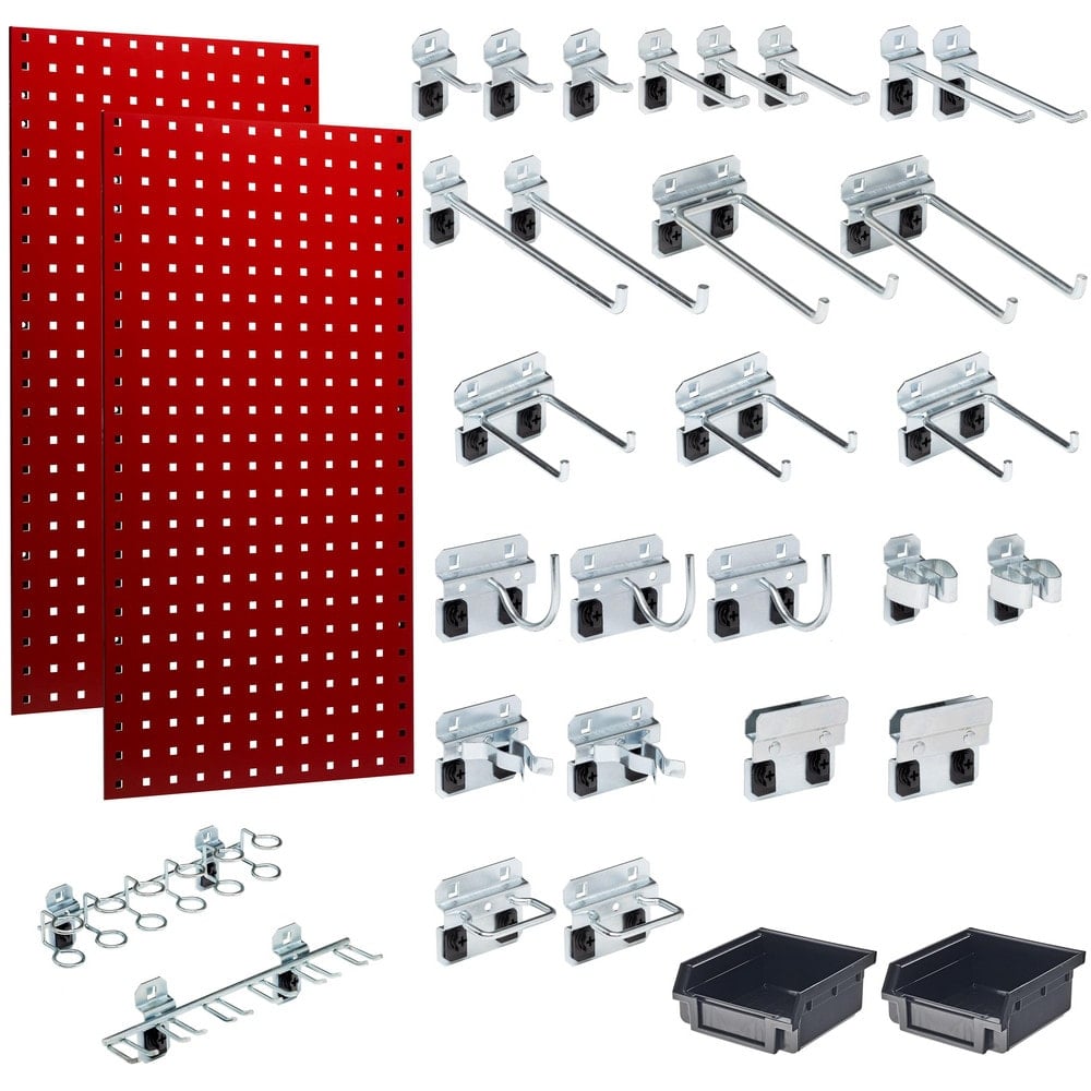 Peg Boards, Board Type: Pegboard Kit , Width (Inch): 18in , Mount Type: Wall , Height (Inch): 36 , Number of Panels: 2  MPN:LB18-RKIT