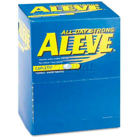 Aleve 82909533 Pain Reliever Tablets 1 per Pack 50 Packs/Box 82909533