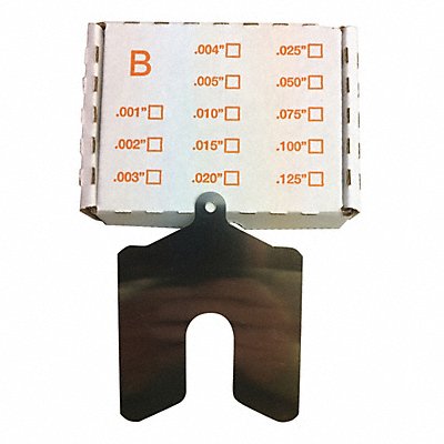 Slotted Shim 3x3 Inx0.010In PK20 MPN:36D736