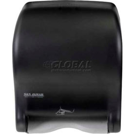 San Jamar® Smart Essence™ Automatic Paper Towel Roll Dispenser Translucent Black Pearl T8400TBK