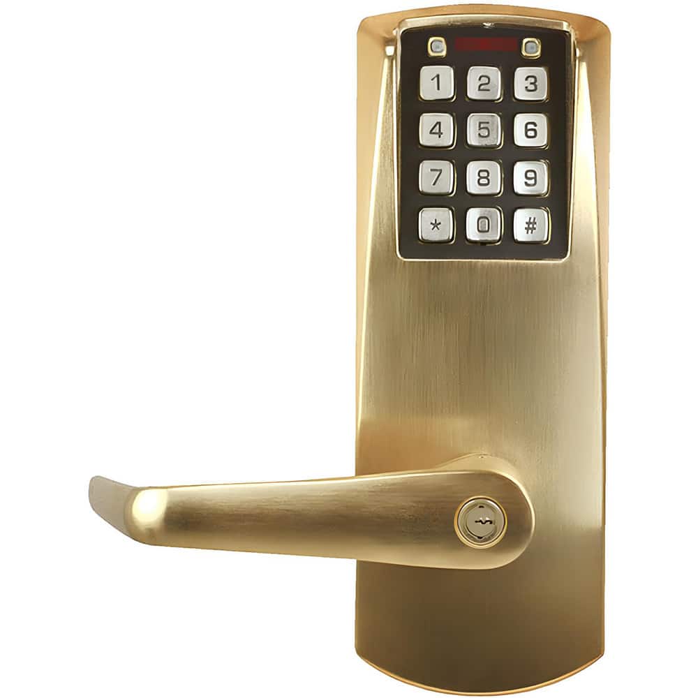 Lever Locksets, Lockset Type: Entrance , Key Type: Keyed Different , Back Set: 2-3/4 (Inch), Cylinder Type: Conventional , Material: Metal  MPN:P2031XSLL-606-4