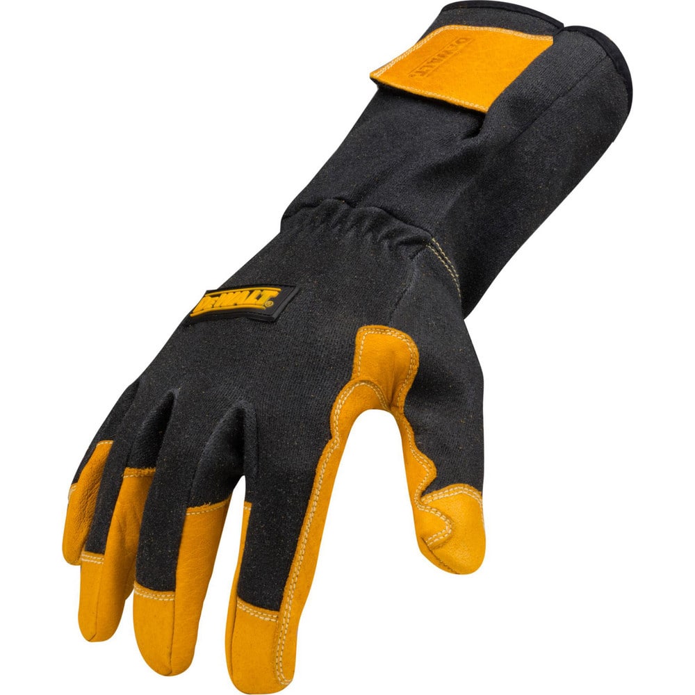Welder's & Heat Protective Gloves, Primary Material: Kevlar, Leather , Size: Medium , Lining: Unlined , Back Material: Leather, Kevlar  MPN:DXMF03051MD