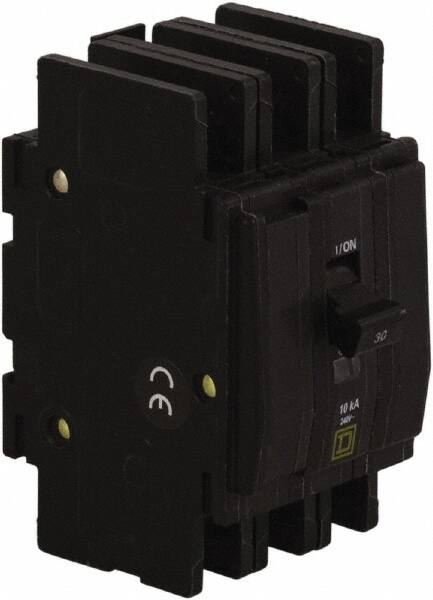 45 Amp, 240 VAC, 3 Pole, Panel Mount Miniature Circuit Breaker MPN:QOU345