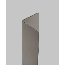 Western Fabricating 90° Stainless Steel Corner Guard 16 Ga. Rd. Corners 48