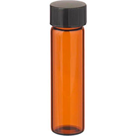 Wheaton® 8ML Amber Vials in a box PTFE /Rubber Liner Case of 144 W224684