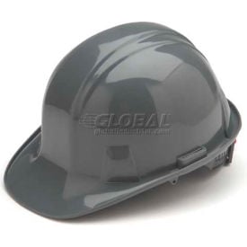 Gray Cap Style 4 Point Ratchet Suspension Hard Hat - Pkg Qty 16 HP14112