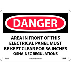 Safety Signs - Danger Area - Aluminum D225AB