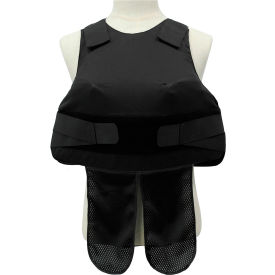 EDI-USA Female Ballistic Bullet Resistant Vest Level III-A Foam XL Black E-FBV01-XL