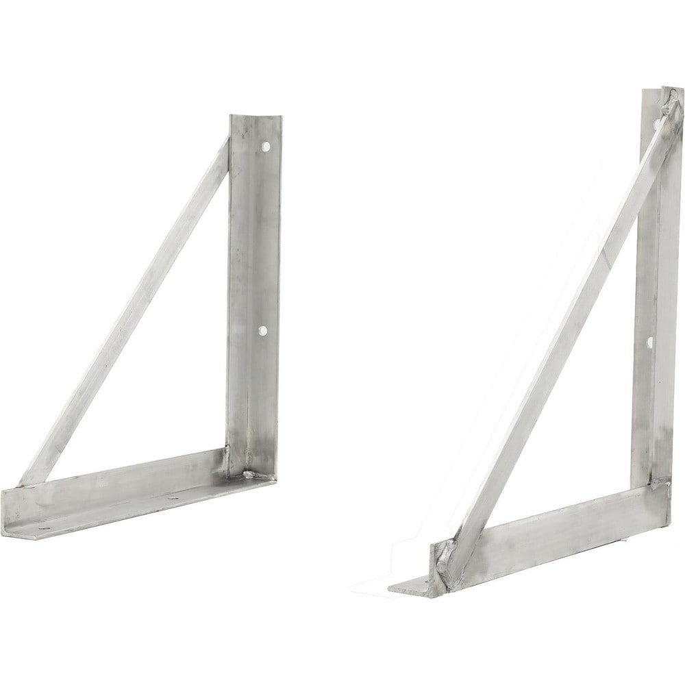 Trailer & Truck Cargo Accessories, Type: L Shape Brackets , For Use With: TC-181848 & TC-181860 Underbody Trailer Tool Cabinets , Material: Aluminum  MPN:TBB-18-18