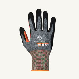 Superiorglove Tenactiv CX Glove W/Blended HPPE/Steel Micropore Nitrile Palm ANSI A7 Size 10 - Pkg Qty 12 STACXPNRT-10