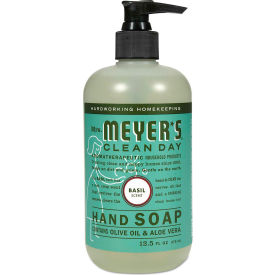 Mrs. Meyer's® Clean Day Liquid Hand Soap Pump Bottle Basil 12.5 oz. Pump 6/Case- 651344 651344