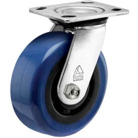 Bassick® Prism Stainless Steel Swivel Caster - Eagle Urethane - 4