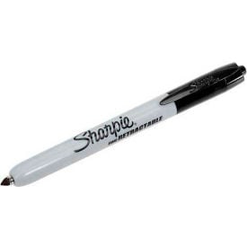 Sharpie® Retractable Permanent Marker Fine Point Black Ink - Pkg Qty 12 32701