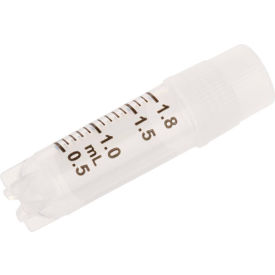 CELLTREAT® 1.8ml CF Cryogenic Vial External Thread Self-Standing Sterile 100/Case 229925