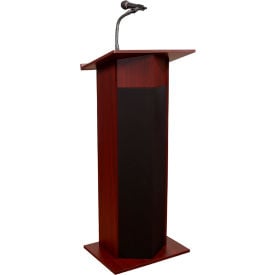 Power Plus Podium / Lectern with Sound - Mahogany 111PLS-MY