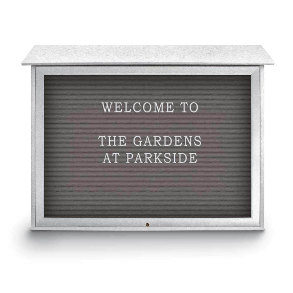 Enclosed Letter Board: 45