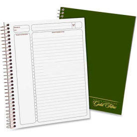 Esselte® Gold Fibre Project Planner Green Cover White Paper 7-3/4