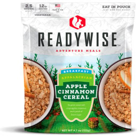 ReadyWise 05-908 Outdoor Apple Cinnamon Cereal 2 Servings/Pouch 6/Pack 05-908