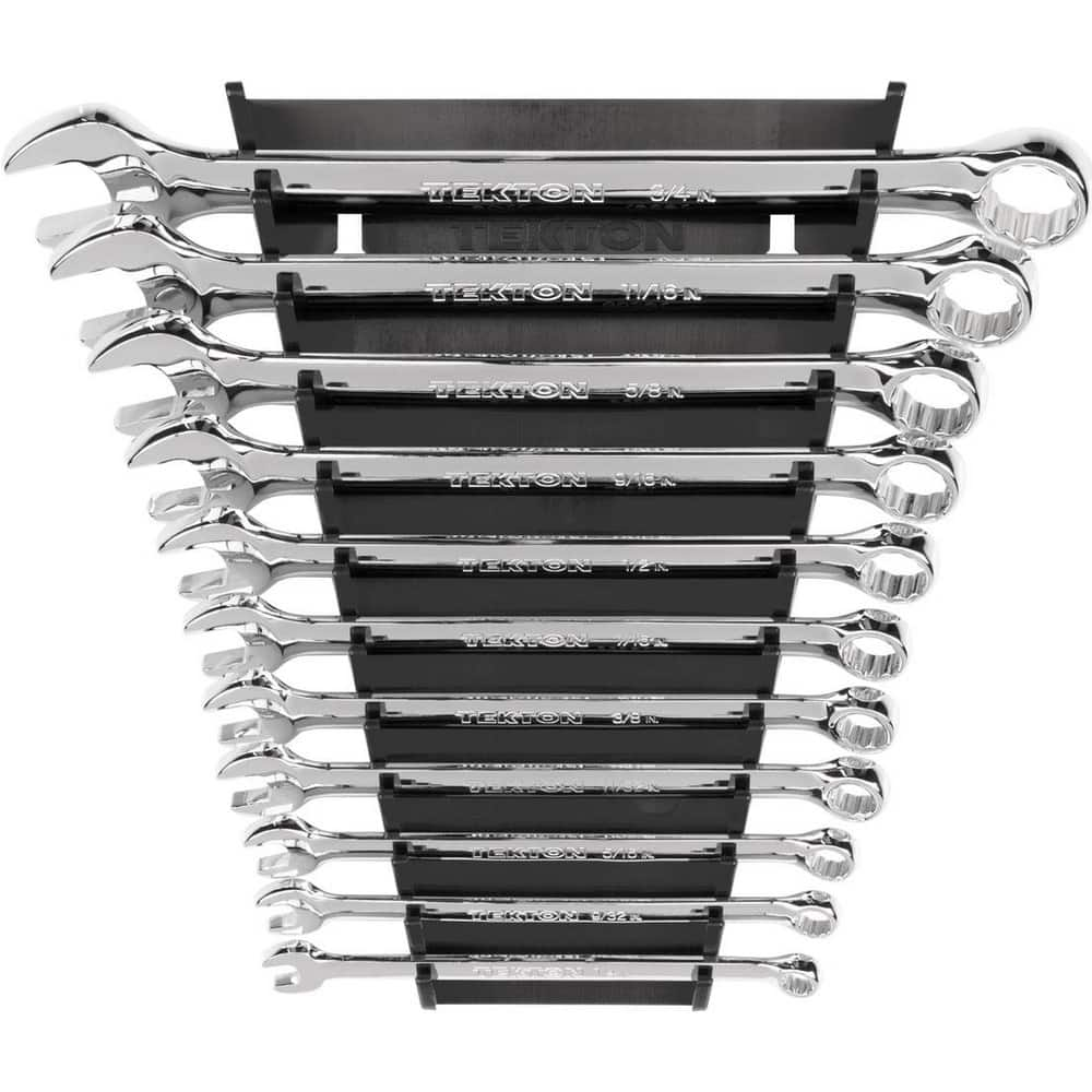 Wrench Sets, System Of Measurement: Inch , Size Range: 1/2 in - 1 in , Container Type: Rack , Material: Steel , Finish Coating: Polished Chrome  MPN:WCB91103