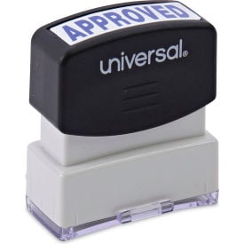 Universal® Message Stamp APPROVED Pre-Inked One-Color Blue UNV10043***