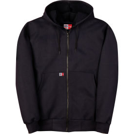 Big Bill Full Zip Hooded Sweater Indura Flame Resistant 11 Oz. 5XL Tall Navy DW17S11/OS-T-NAY-5X