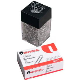 Universal® Paper Clips w/Magnetic Dispenser Wire 1 3/8