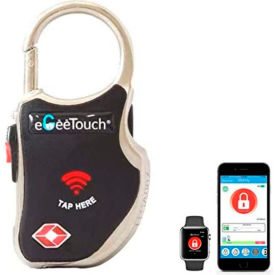 eGeeTouch® 3rd Generation Smart TSA Travel Padlock Black 5-01000-99