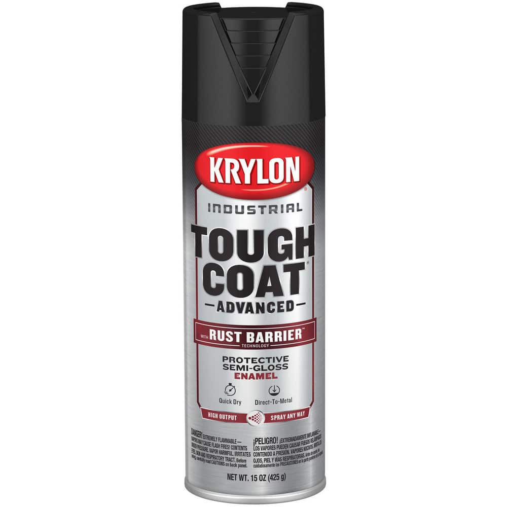 Spray Paints, Product Type: Rust-Preventive Acrylic Alkyd Enamel , Type: Acrylic Alkyd Enamel Spray Paint , Color: Black , Finish: Semi-Gloss  MPN:K00779008