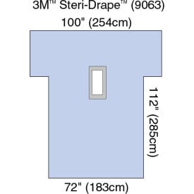 3M™ Steri-Drape Laparotomy/Laparoscopy Drapes 9063 72