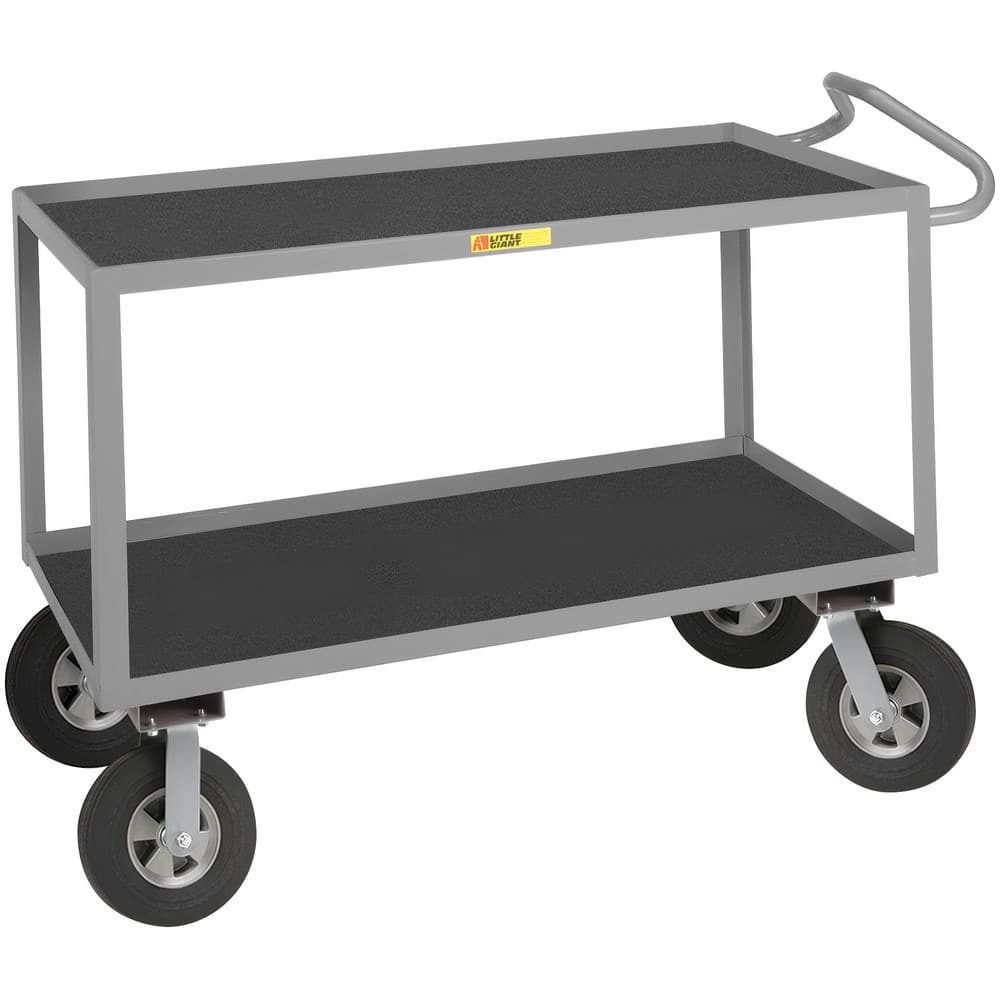 Carts, Cart Type: Ergonomic Handle Instrument Cart , Caster Type: 2 Rigid, 2 Swivel , Material: Steel , Length (Inch): 54 , Height (Inch): 38  MPN:ENGLF-2448-10SR