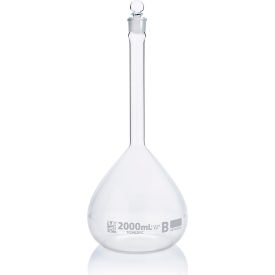 Flask Volumetric  Globe Glass Class B To Contain (TC) ASTME288 2000mL 8252000