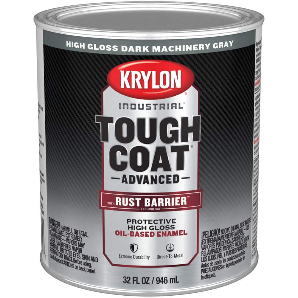 Paints, Product Type: Rust Preventative , Color Family: Gray , Color: Dark Machinery Gray , Finish: Gloss , Applicable Material: Steel, Wood, Metal  MPN:K00874008